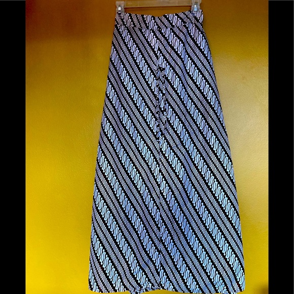 Indonesian Patiala Skirt Pant. Elastic Waist XS-M - Picture 1 of 7